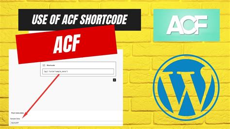 acf shortcode.